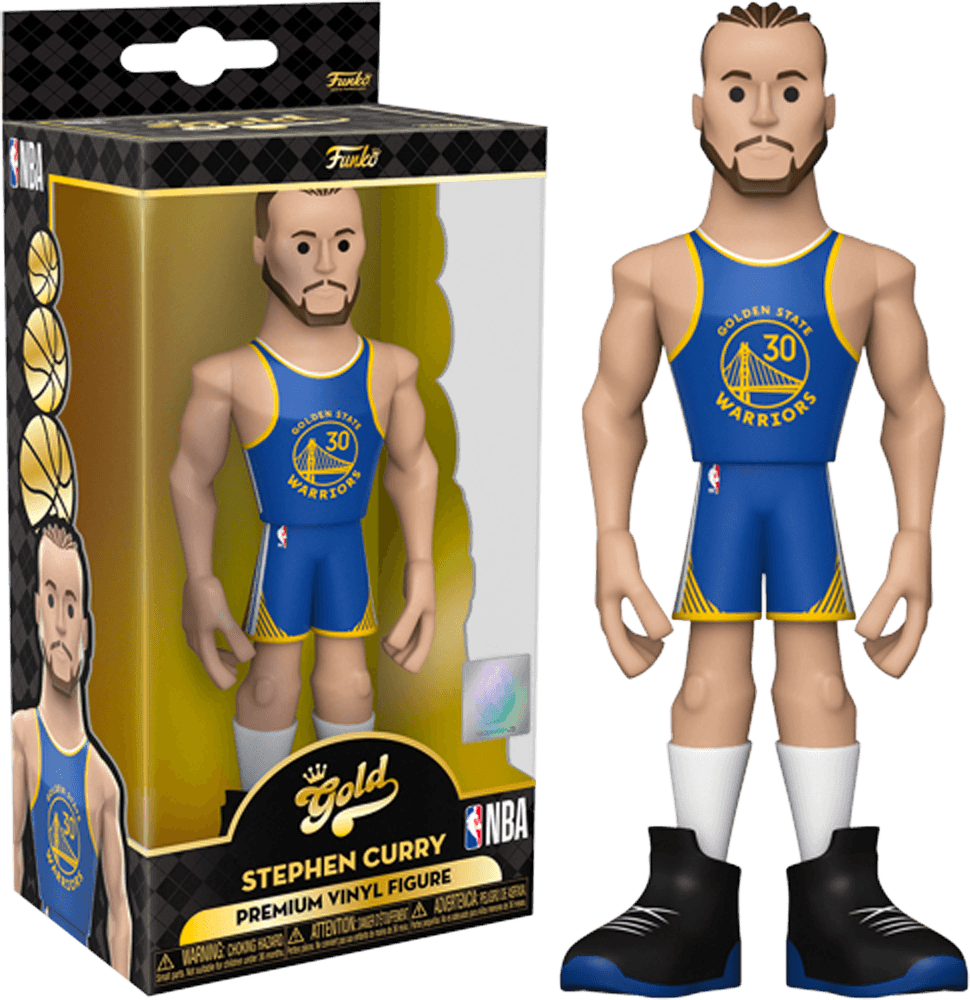 FUN64540 NBA: Warriors - Steph Curry (with chase) US Exclusive 12" Vinyl Gold [RS] - Funko - Titan Pop Culture