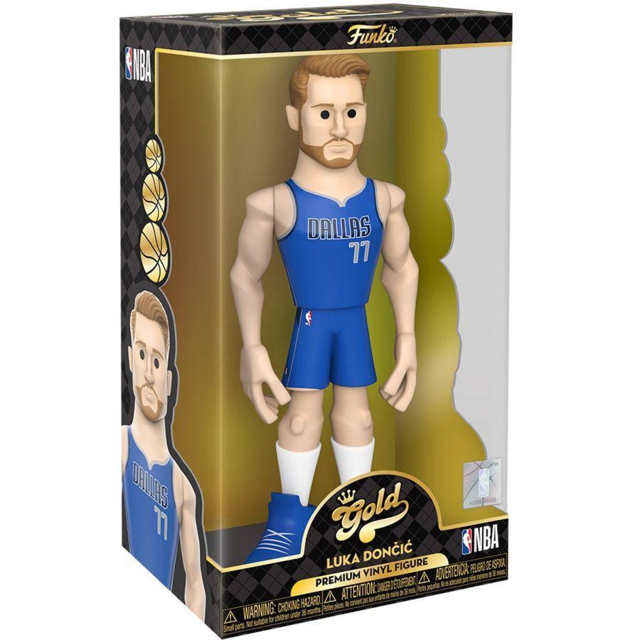 FUN64545 NBA: Mavericks - Luka Doncic (with chase) 12" Vinyl Gold - Funko - Titan Pop Culture