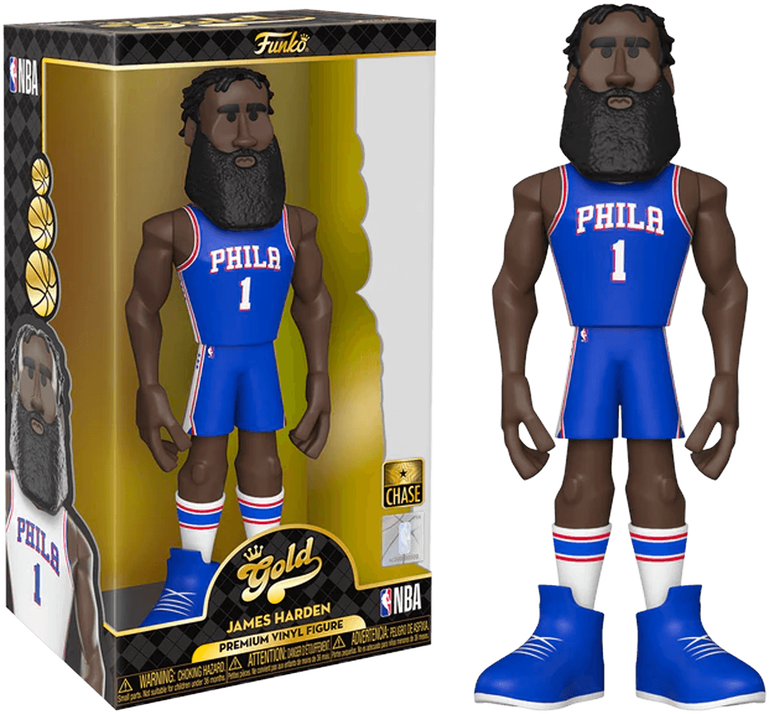 FUN64546 NBA: Rockets - James Harden (with chase) 12" Vinyl Gold - Funko - Titan Pop Culture