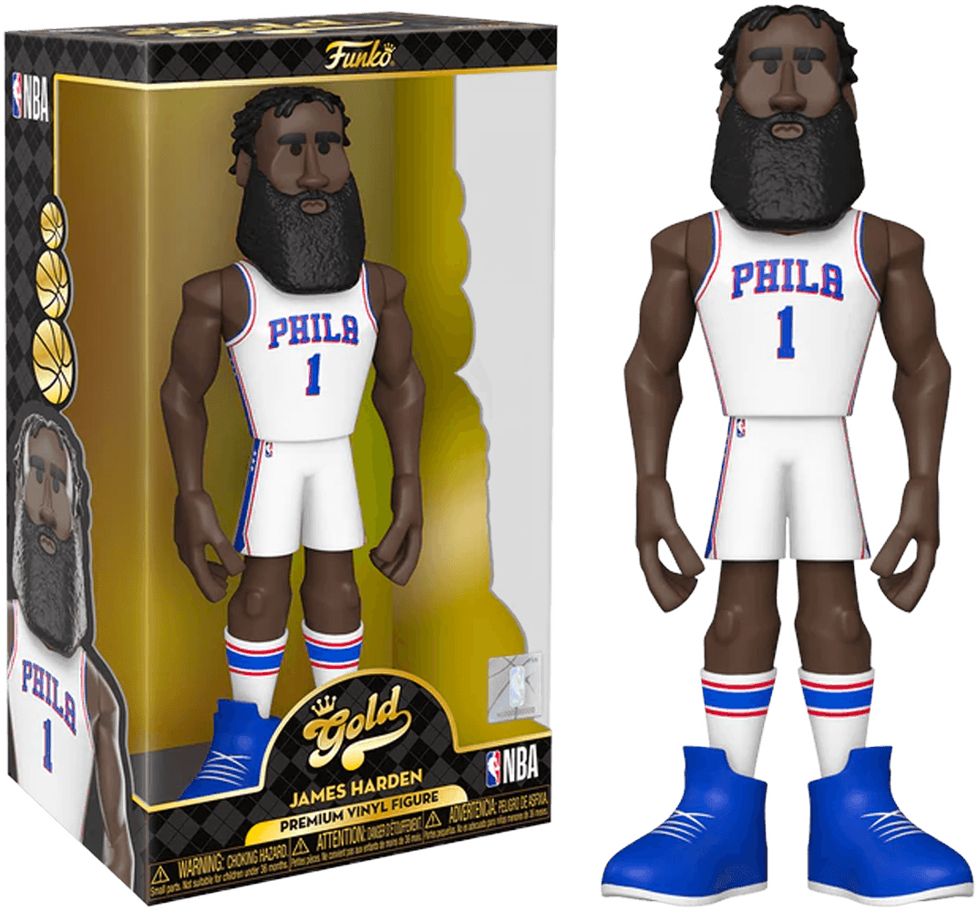 FUN64546 NBA: Rockets - James Harden (with chase) 12" Vinyl Gold - Funko - Titan Pop Culture