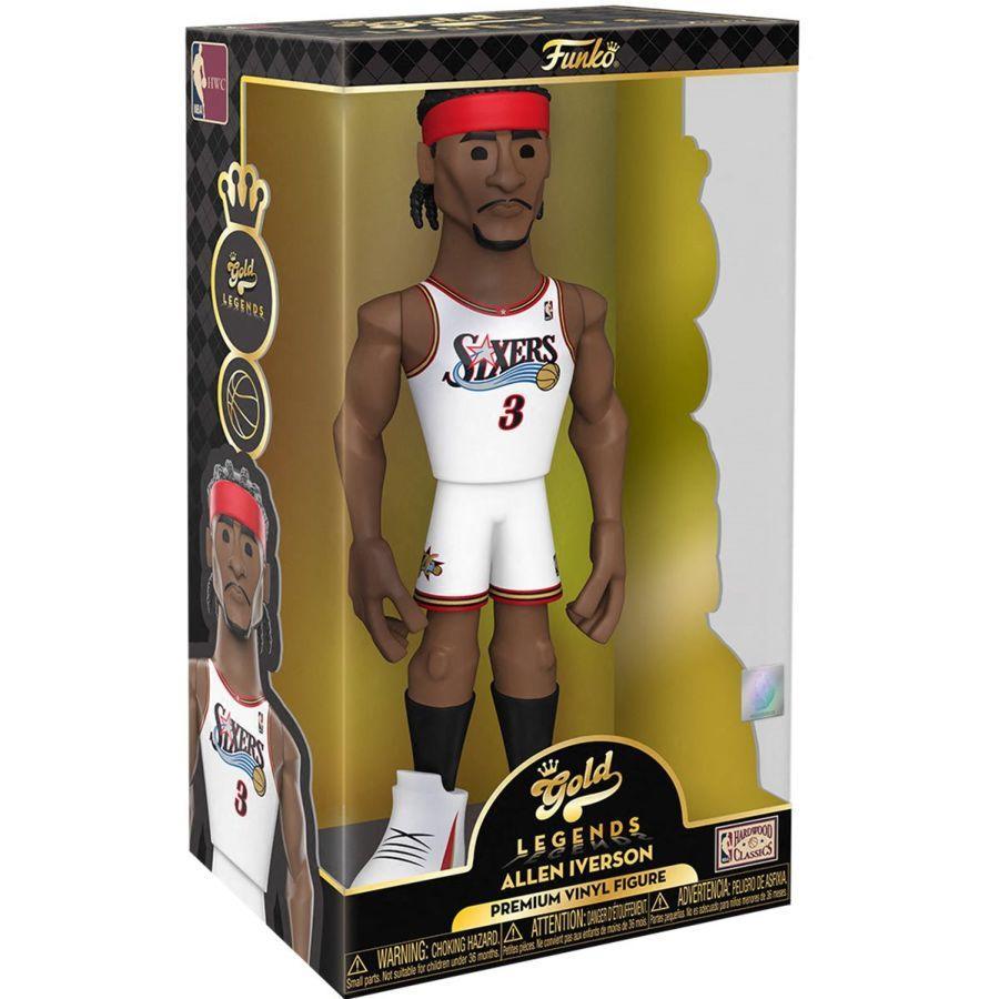 FUN64550 NBA: 76ers - Allen Iverson (chance of a chase) 12" Vinyl Gold - Funko - Titan Pop Culture