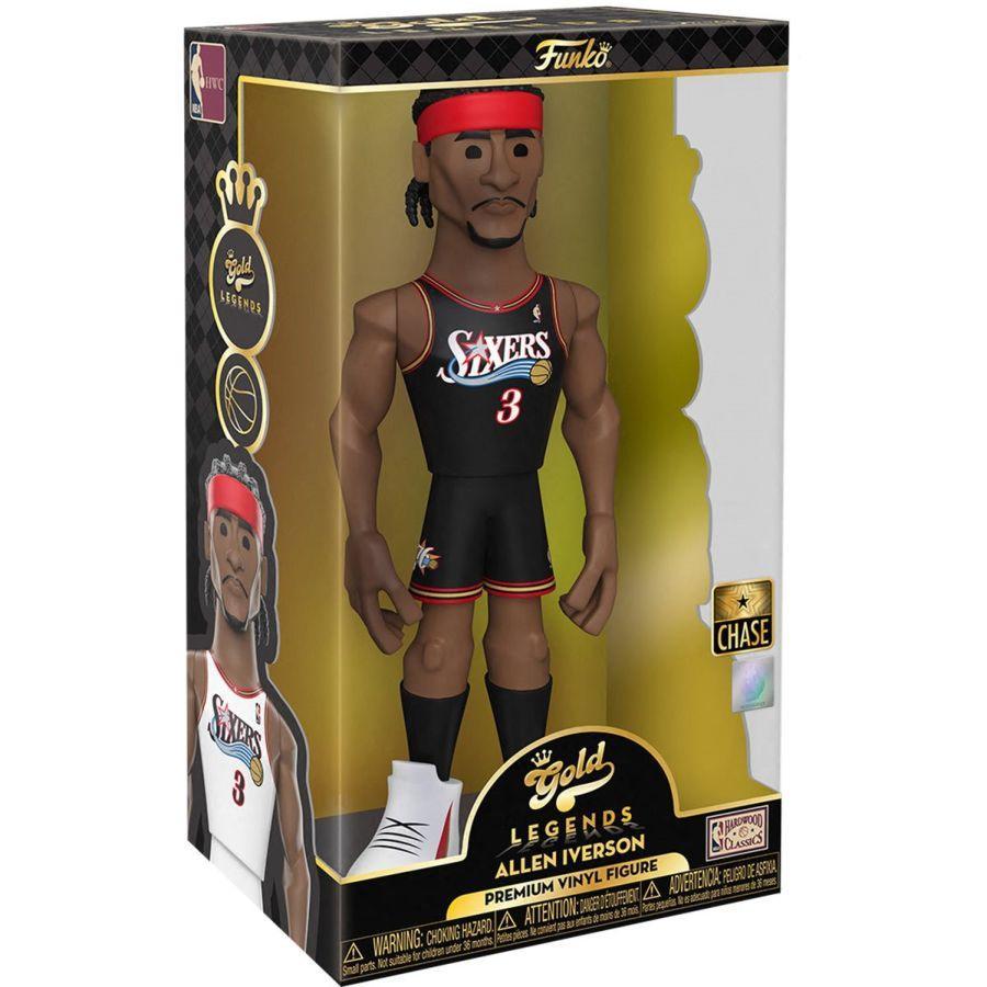 FUN64550 NBA: 76ers - Allen Iverson (chance of a chase) 12" Vinyl Gold - Funko - Titan Pop Culture