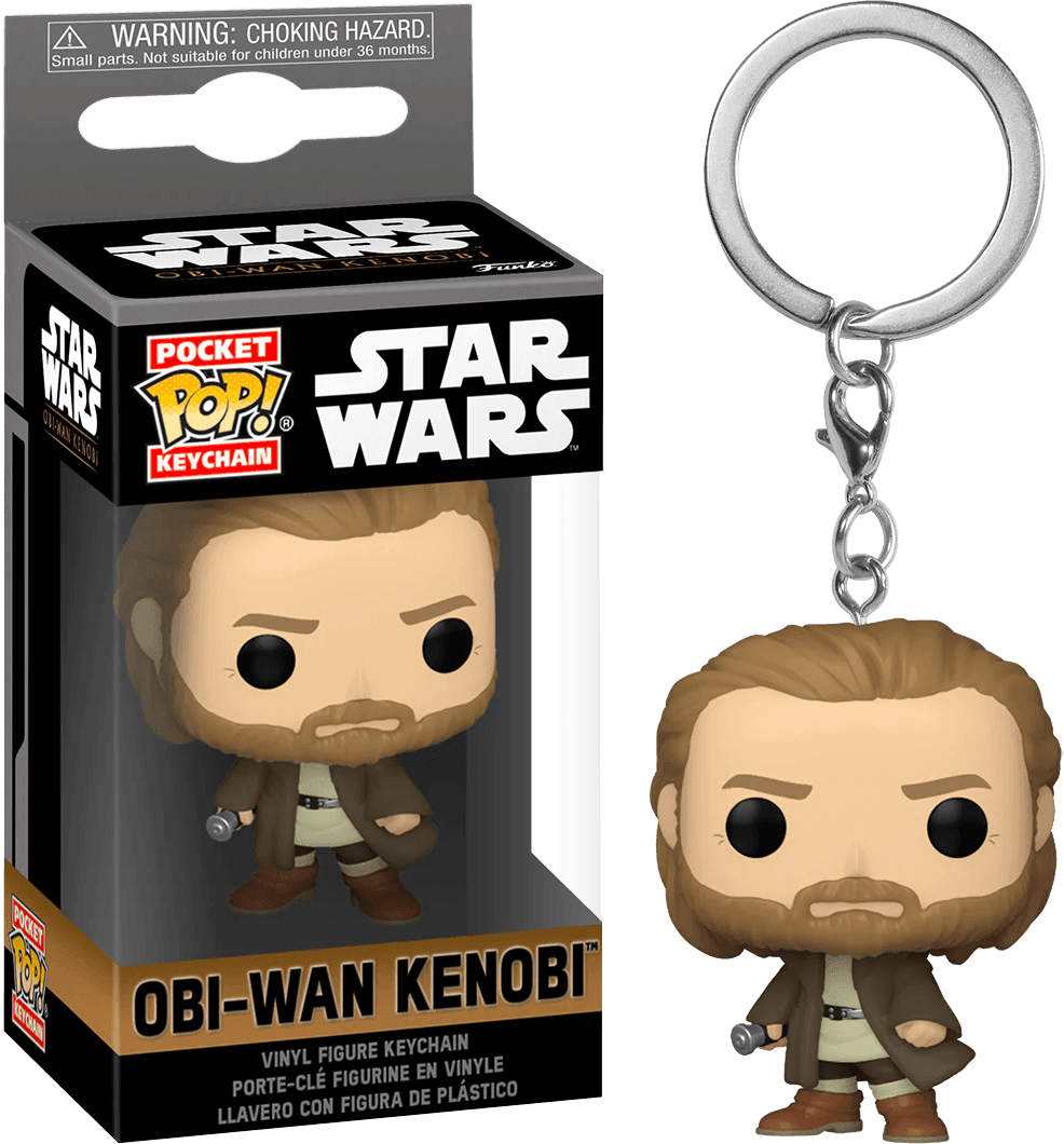 FUN64556 Star Wars - Obi-Wan Kenobi Pocket Pop! Keychain - Funko - Titan Pop Culture