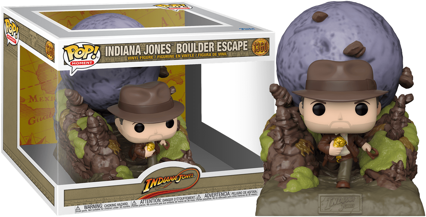 FUN64579 Indiana Jones: Raider of the Lost Ark - Boulder Scene Pop! Moment - Funko - Titan Pop Culture