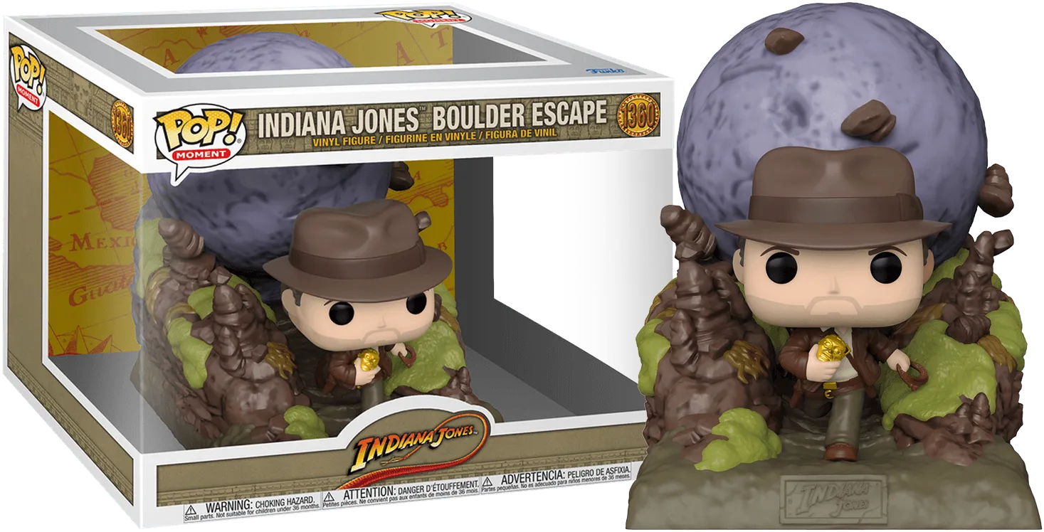 FUN64579 Indiana Jones: Raider of the Lost Ark - Boulder Scene Pop! Moment - Funko - Titan Pop Culture