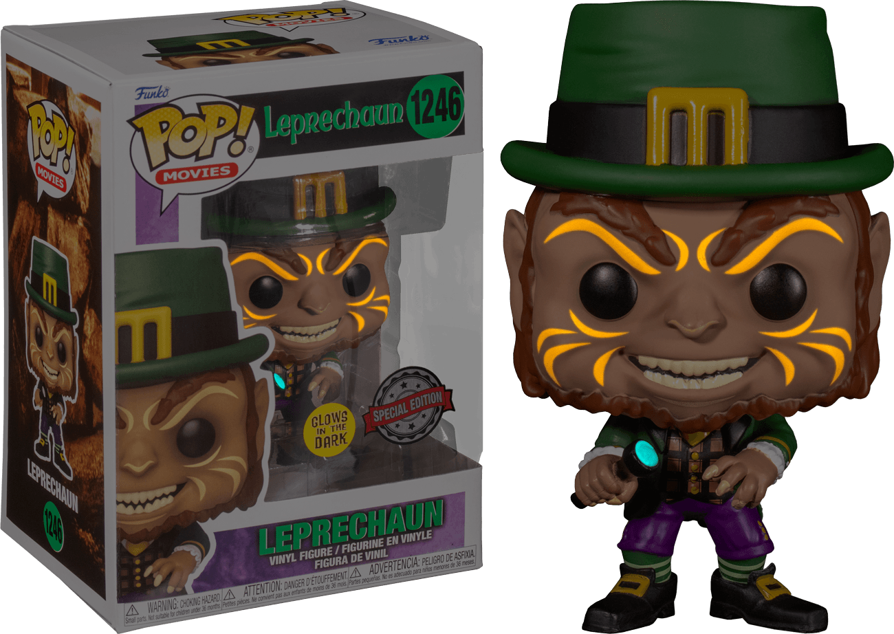 FUN64675 Leprechaun - Leprechaun with Flashlight Glow US Exclusive Pop! Vinyl [RS] - Funko - Titan Pop Culture