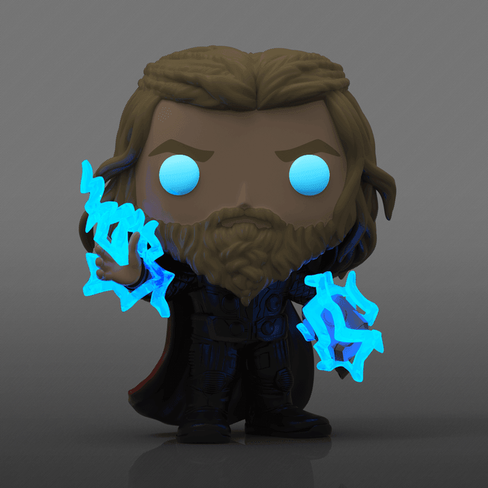 FUN64906CASE Avengers 4: Endgame - Thor with Thunder US Exclusive Pop! Vinyl - Chase Case [RS] - Funko - Titan Pop Culture