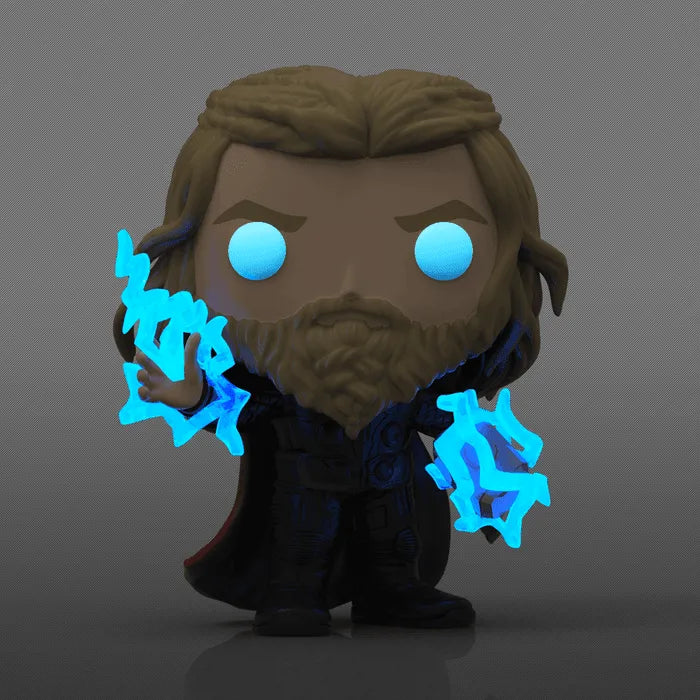 FUN64906CASE Avengers 4: Endgame - Thor with Thunder US Exclusive Pop! Vinyl - Chase Case [RS] - Funko - Titan Pop Culture