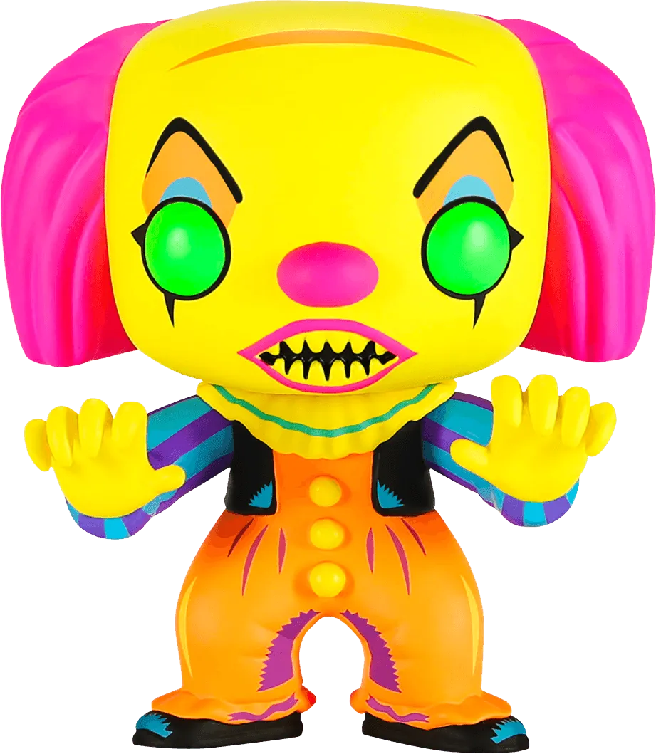 FUN65039 It (1990) - Pennywise Black Light US Exclusive Pop! Vinyl [RS] - Funko - Titan Pop Culture