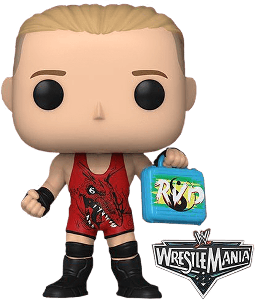 FUN65099 WWE - Rob Van Dam Wrestlemania Money in the Bank Briefcase Pop! & Pin RS - Funko - Titan Pop Culture