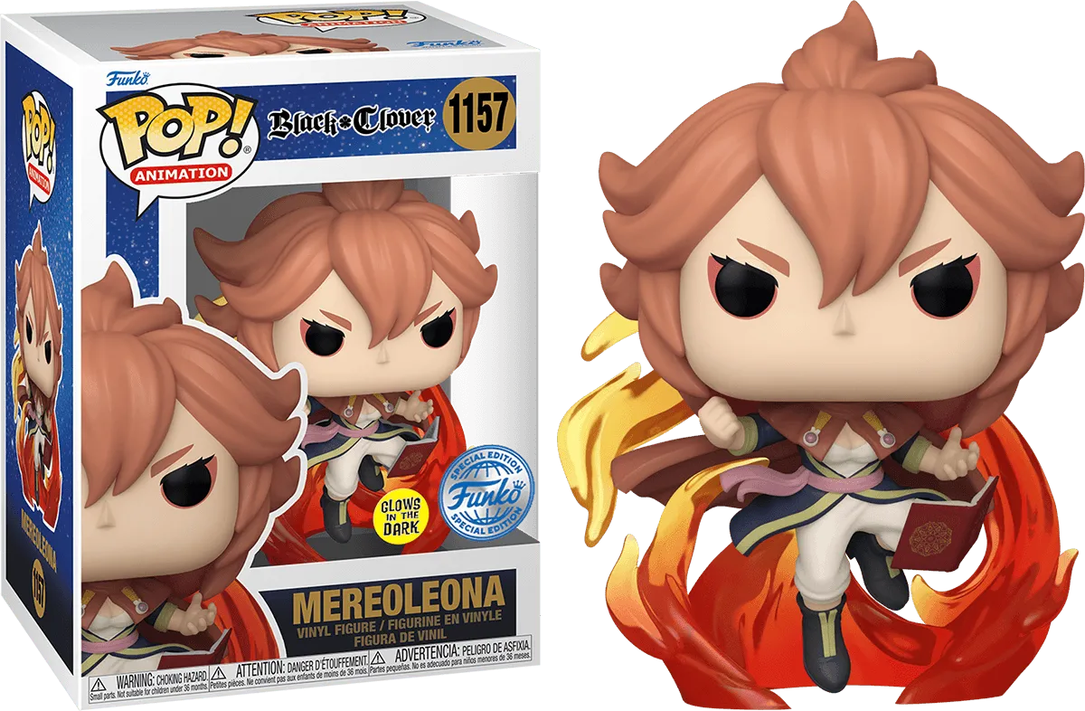 FUN65121 Black Clover - Mereoleona US Exclusive Glow Pop! Vinyl [RS] - Funko - Titan Pop Culture