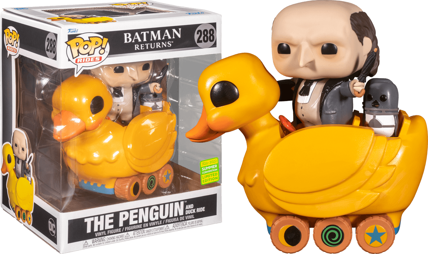 FUN65214 Batman Returns - Penguin & Duck Ride SDCC 2022 Exclusive Pop! Ride Vinyl [RS] - Funko - Titan Pop Culture