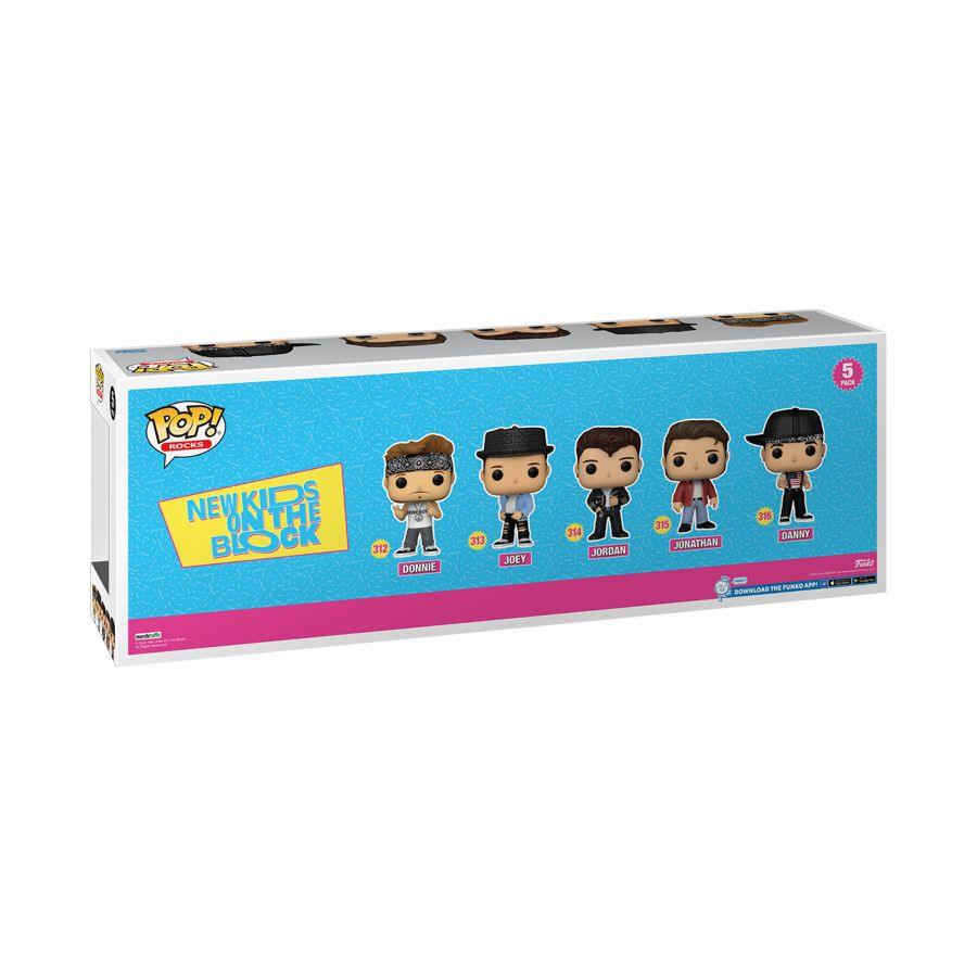 FUN65234 New Kids on the Block - Donnie, Joey, Jordan, Jonathan & Danny Pop! Vinyl 5-Pack [RS] - Funko - Titan Pop Culture