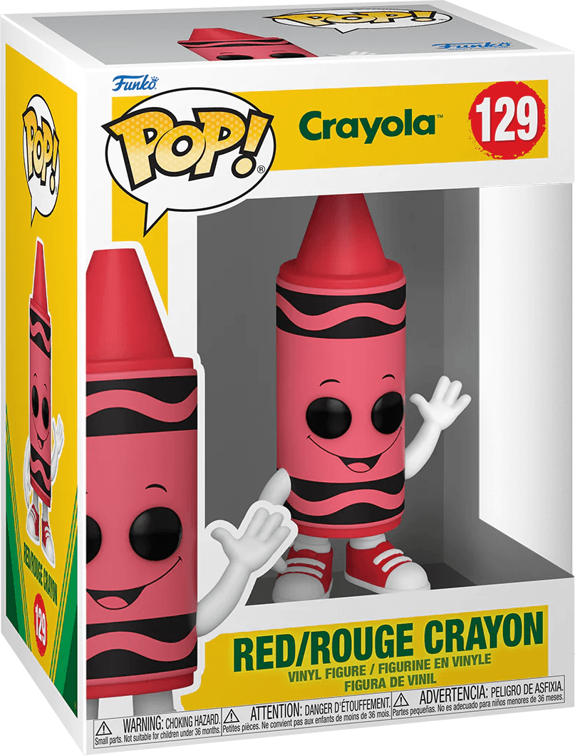 Crayola - Red Crayon Pop! Vinyl Pop! Vinyl by Funko | Titan Pop Culture