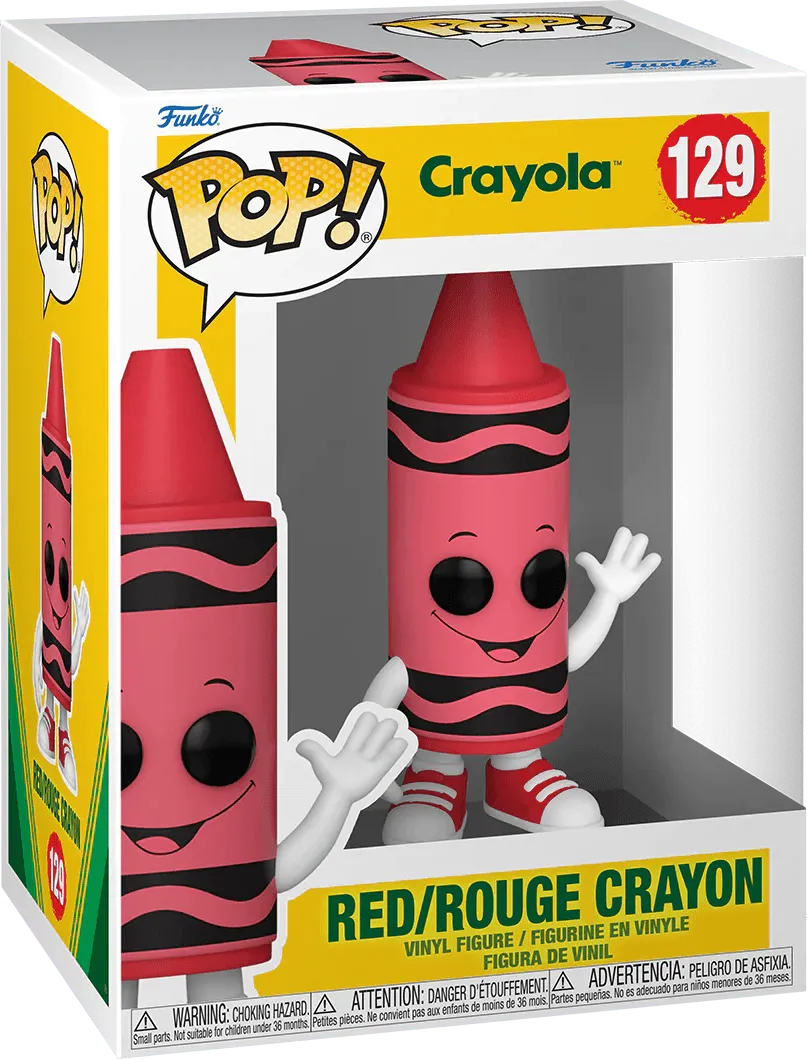 FUN65253 Crayola - Red Crayon Pop! Vinyl - Funko - Titan Pop Culture