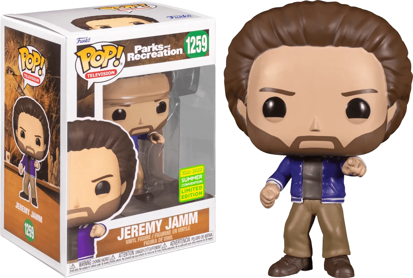 FUN65260 Parks and Recreation - Jeremy Jamm SDCC 2022 Exclusive Pop! Vinyl [RS] - Funko - Titan Pop Culture