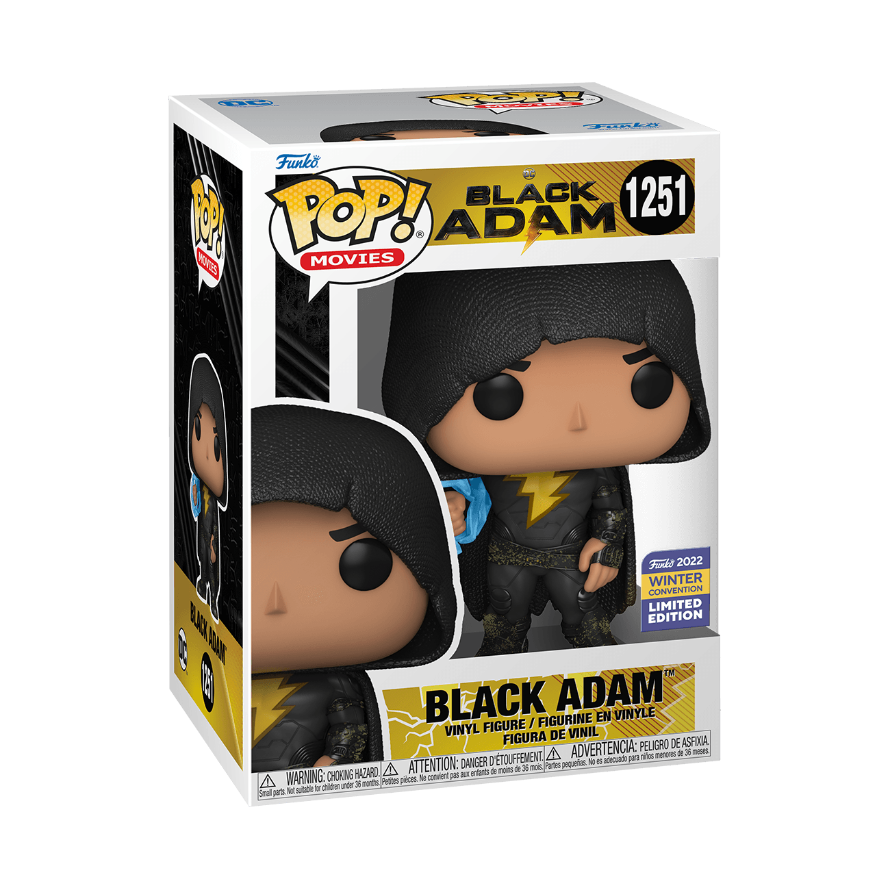 FUN65343 Black Adam (2022) - Black Adam Pop! Vinyl (2022 Winter Convention Exclusive) [RS] - Funko - Titan Pop Culture
