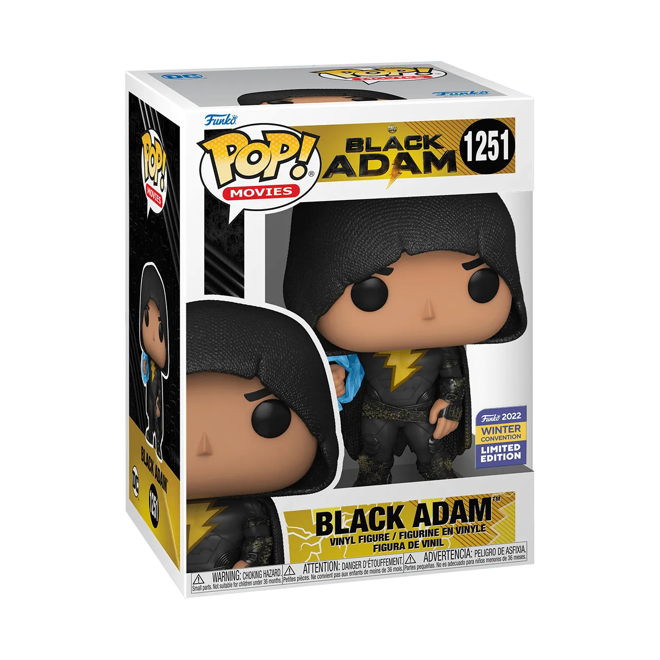 FUN65343LESS Black Adam (2022) - Black Adam Pop! Vinyl (2022 Winter Convention Exclusive) - Less Than Perfect - Funko - Titan Pop Culture