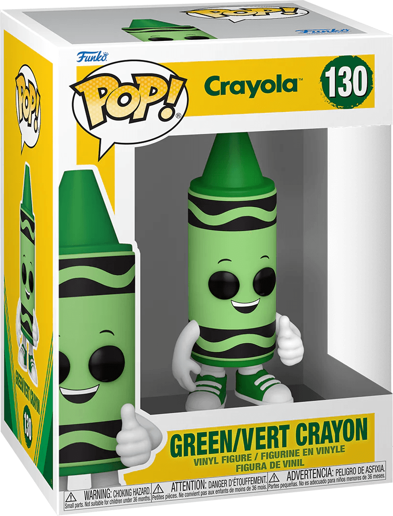 Crayola - Green Crayon Pop! Vinyl Pop! Vinyl by Funko | Titan Pop Culture