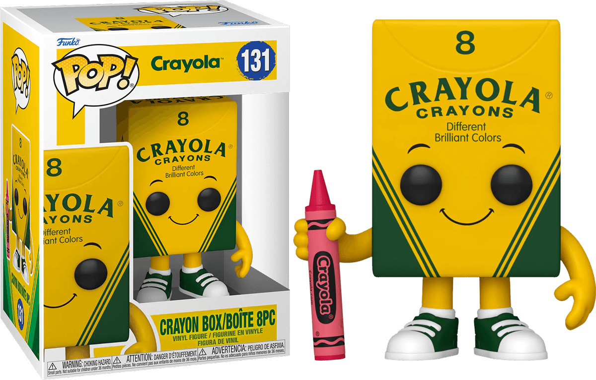 FUN65348 + FUN65253 + FUN67409 Crayola - Everything Imaginable Pop! Vinyl Bundle (Set of 3) - Funko - Titan Pop Culture