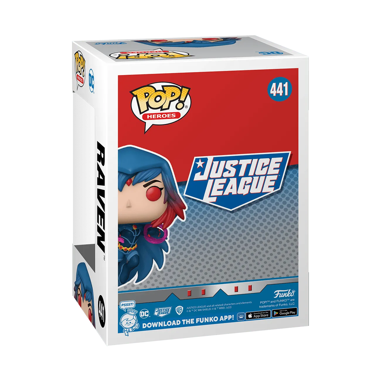 FUN65350 Justice League - Raven Pop! Vinyl (2022 Winter Convention Exclusive) [RS] - Funko - Titan Pop Culture