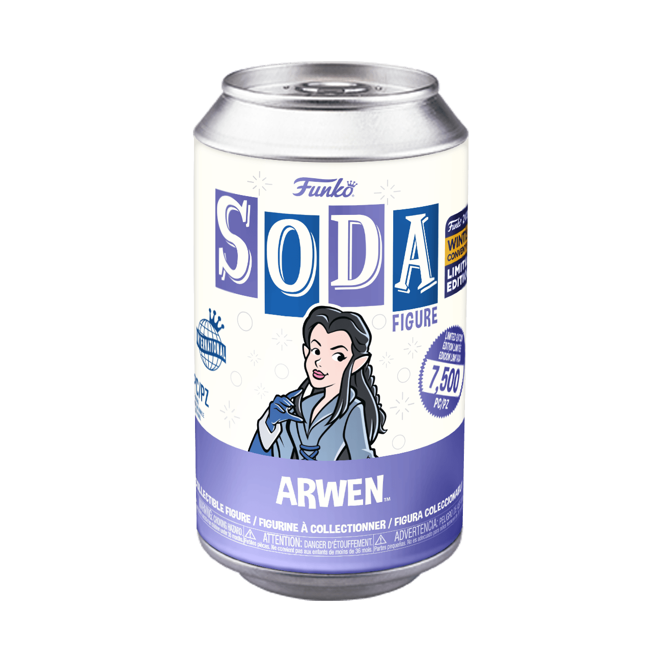 FUN65362 The Lord of the Rings - Arwen Winter Con 2022 Exclusive (with chase) Vinyl Soda [RS] - Funko - Titan Pop Culture