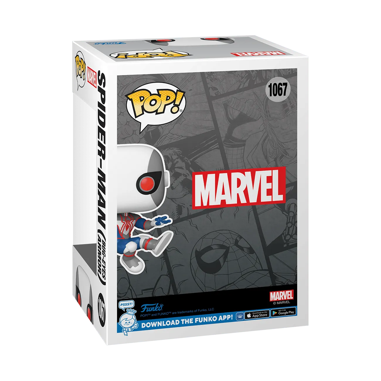 FUN65365 Spider-Man - Spider-Man in Bug-Eyes Armor Pop! Vinyl (2022 Winter Convention Exclusive) [RS] - Funko - Titan Pop Culture