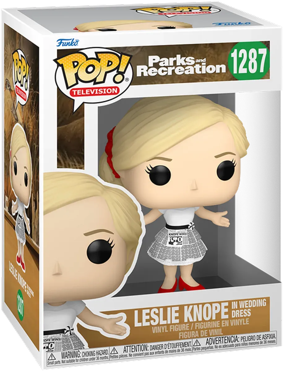 FUN65694 Parks & Recreation: 15th Anniversary - Leslie Knope in Wedding Dress Pop! Vinyl - Funko - Titan Pop Culture