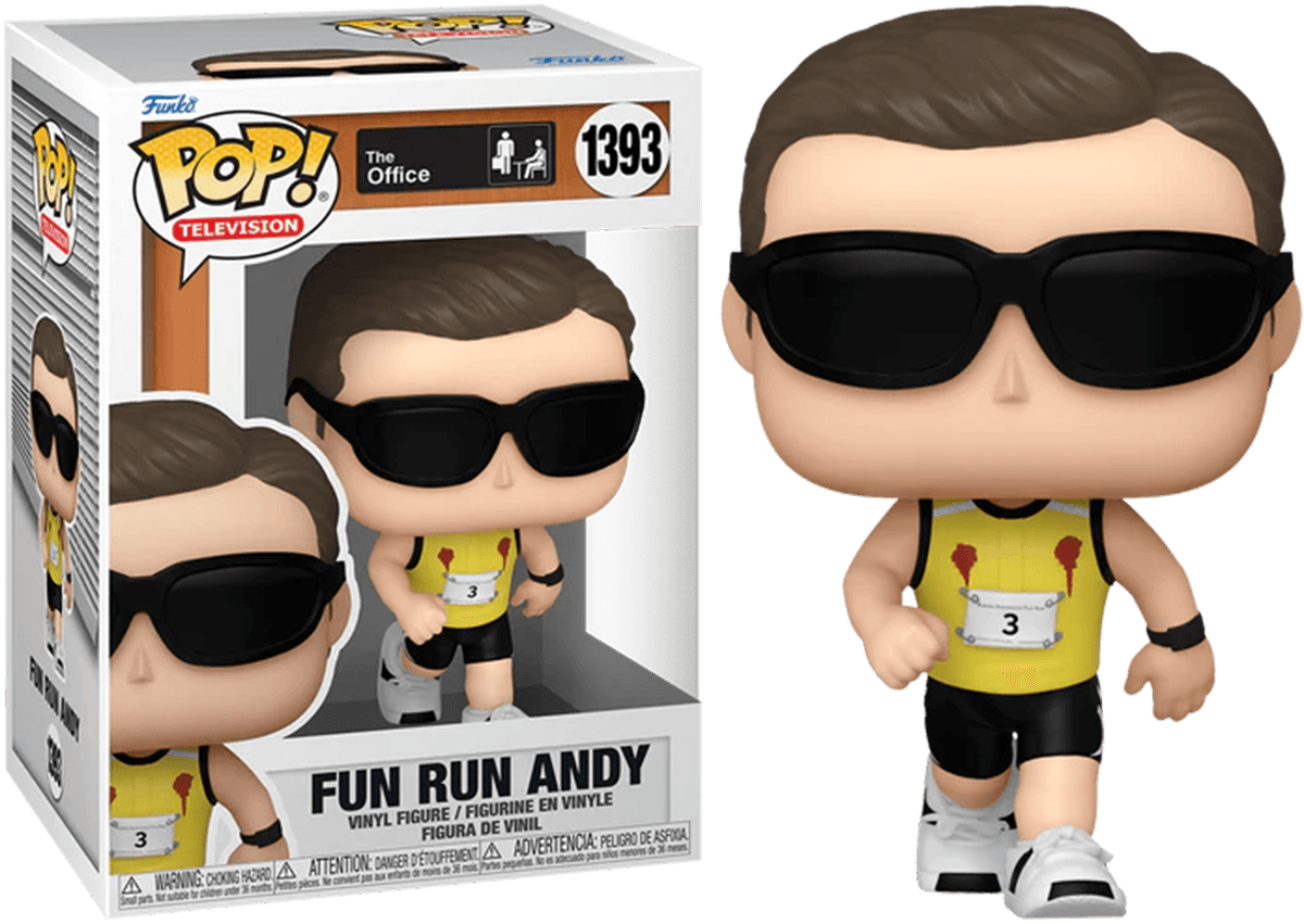FUN65758 The Office - Fun Run Andy Pop! Vinyl - Funko - Titan Pop Culture