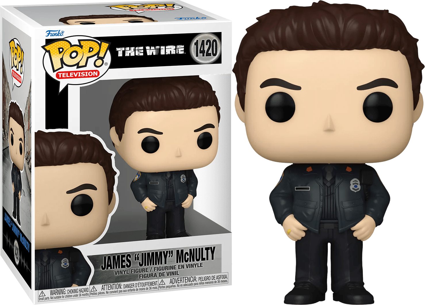 FUN65761 + FUN65762 + FUN65764 The Wire - Baltimore Brigade Pop! Vinyl Bundle (Set of 3) - Funko - Titan Pop Culture