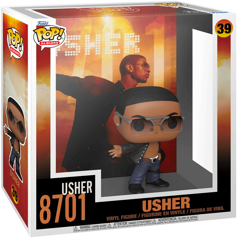 FUN65775 Usher - 8701 Pop! Albums Vinyl - Funko - Titan Pop Culture