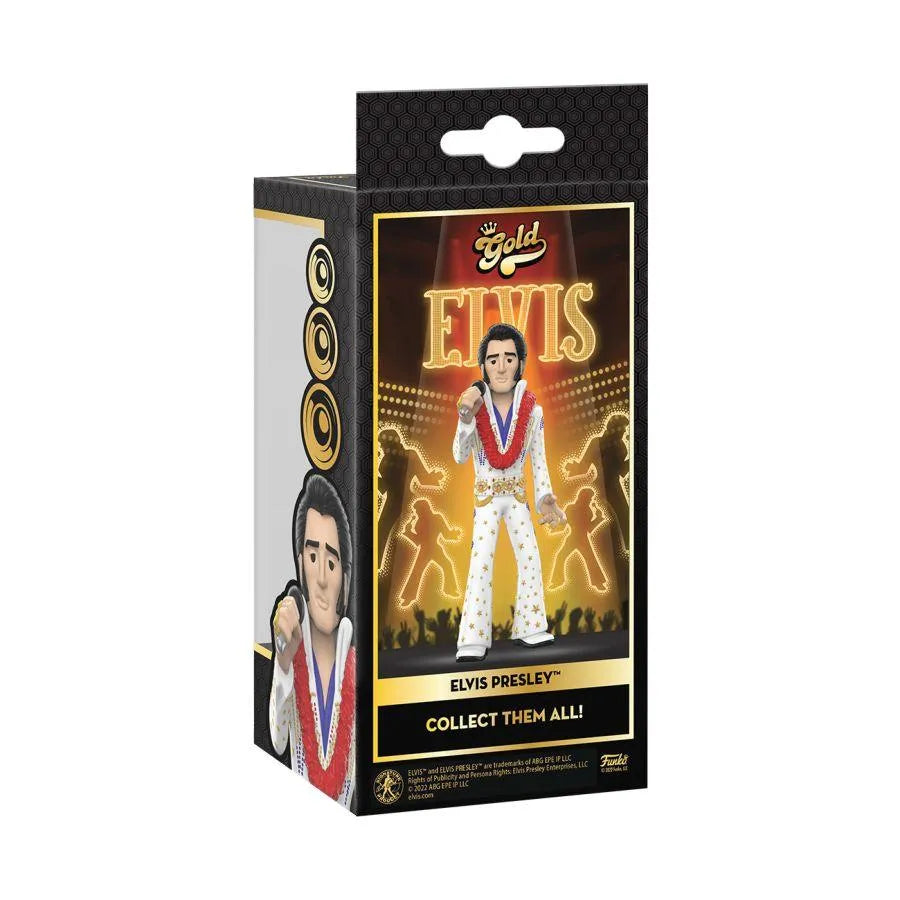 FUN65779 Elvis Presley - Elvis Presley Gold 5” Premium Vinyl Gold - Funko - Titan Pop Culture