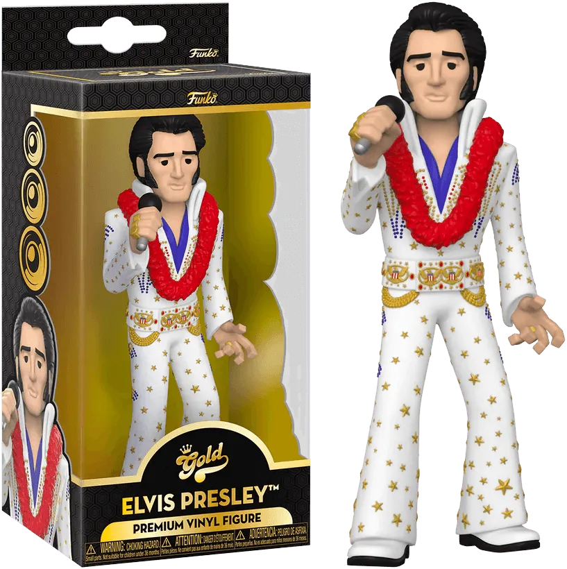 FUN65779 Elvis Presley - Elvis Presley Gold 5” Premium Vinyl Gold - Funko - Titan Pop Culture