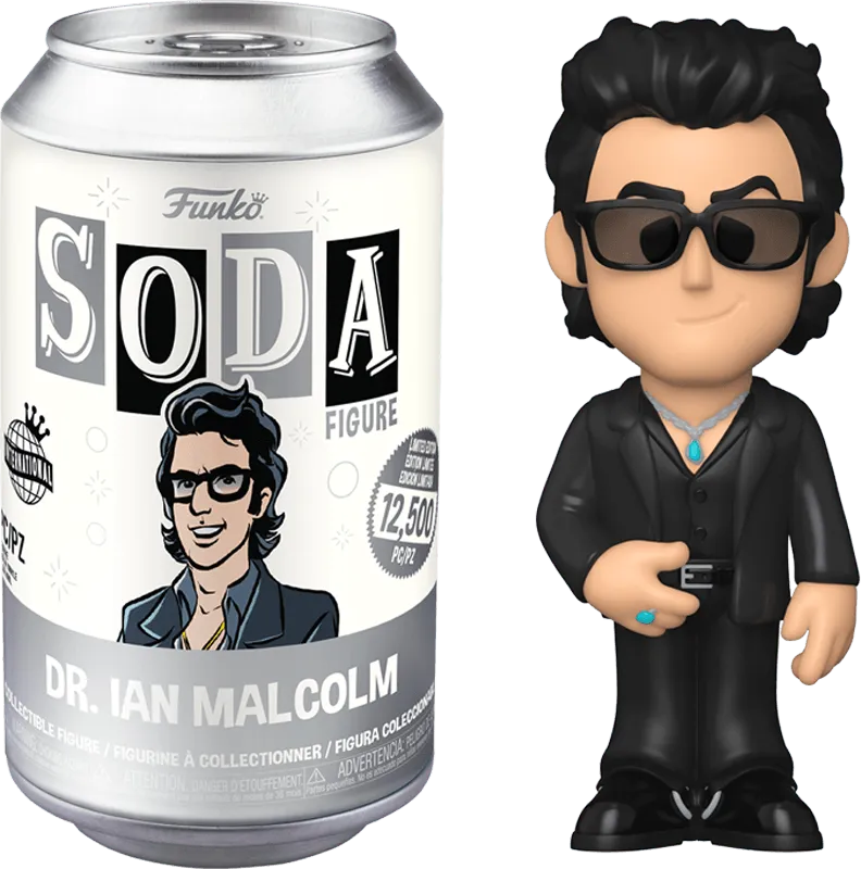 FUN66004 Jurassic Park - Ian Malcolm (with chase) Vinyl Soda - Funko - Titan Pop Culture