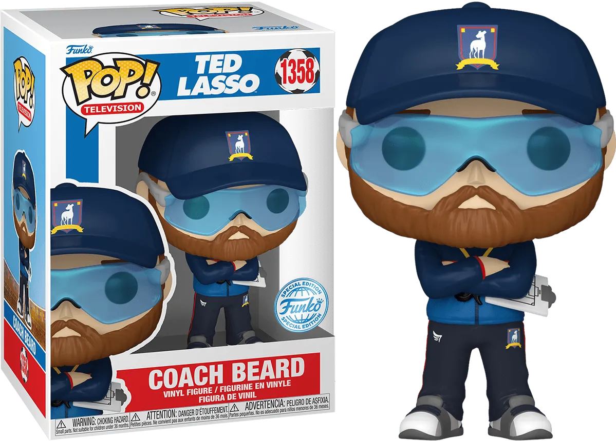 FUN66247 Ted Lasso - Coach Beard Pop! Vinyl [RS] - Funko - Titan Pop Culture