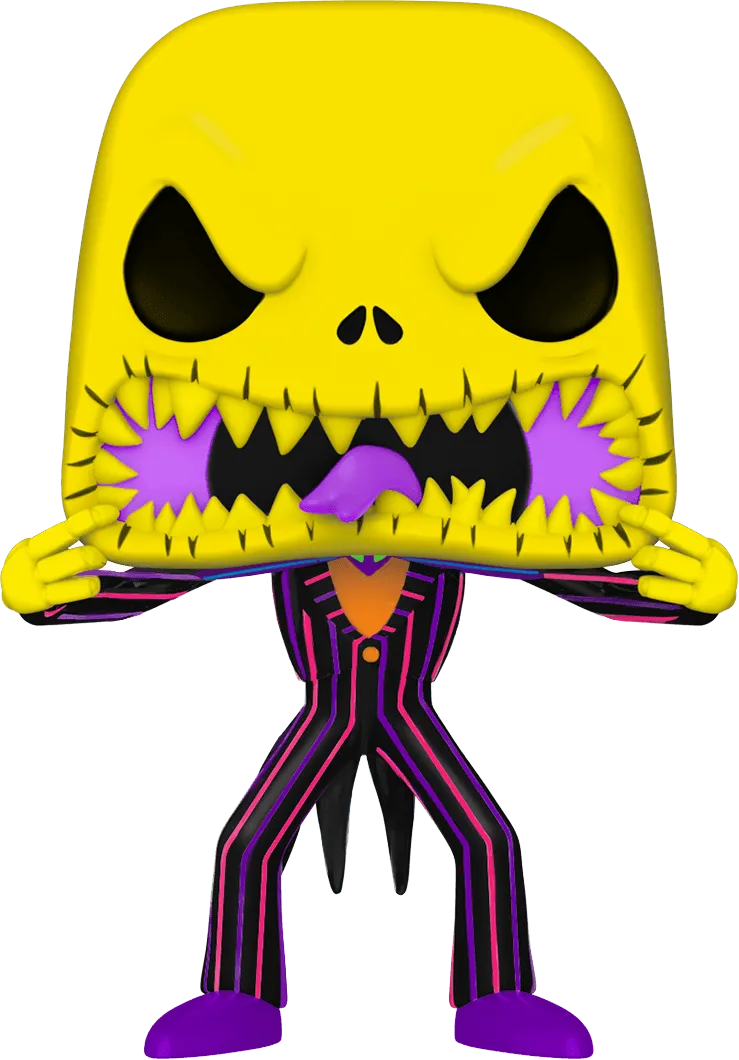 FUN66317 The Nightmare Before Christmas - Jack Scary Face Black Light US Exclusive Pop! Vinyl [RS] - Funko - Titan Pop Culture