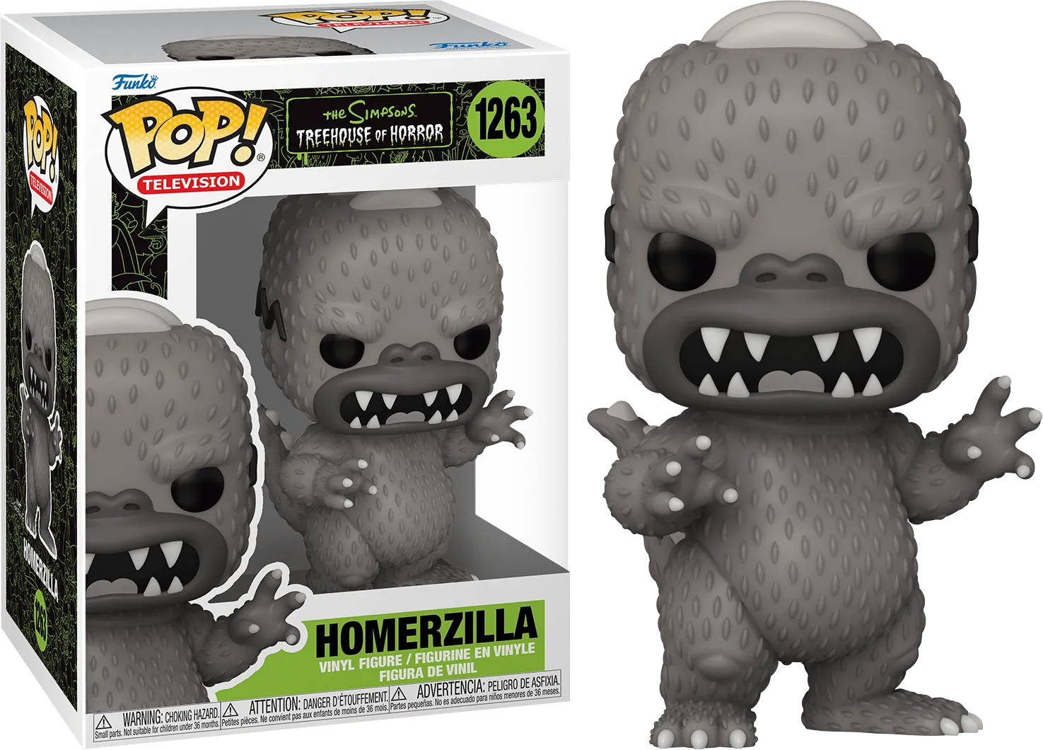 FUN66336 The Simpsons - Homerzilla, Treehouse of Horror Pop! Vinyl - Funko - Titan Pop Culture