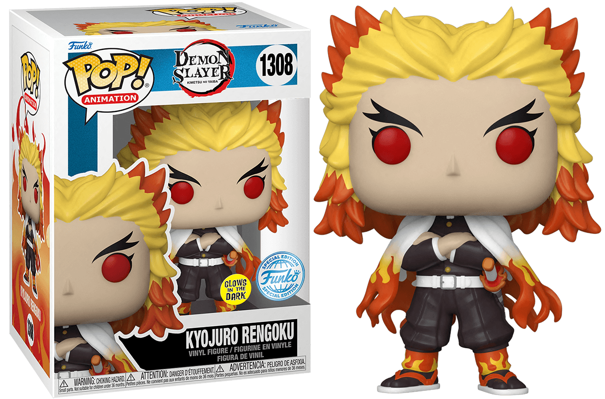 FUN66366 Demon Slayer - Rengoku Glow US Exclusive Pop! Vinyl [RS] - Funko - Titan Pop Culture