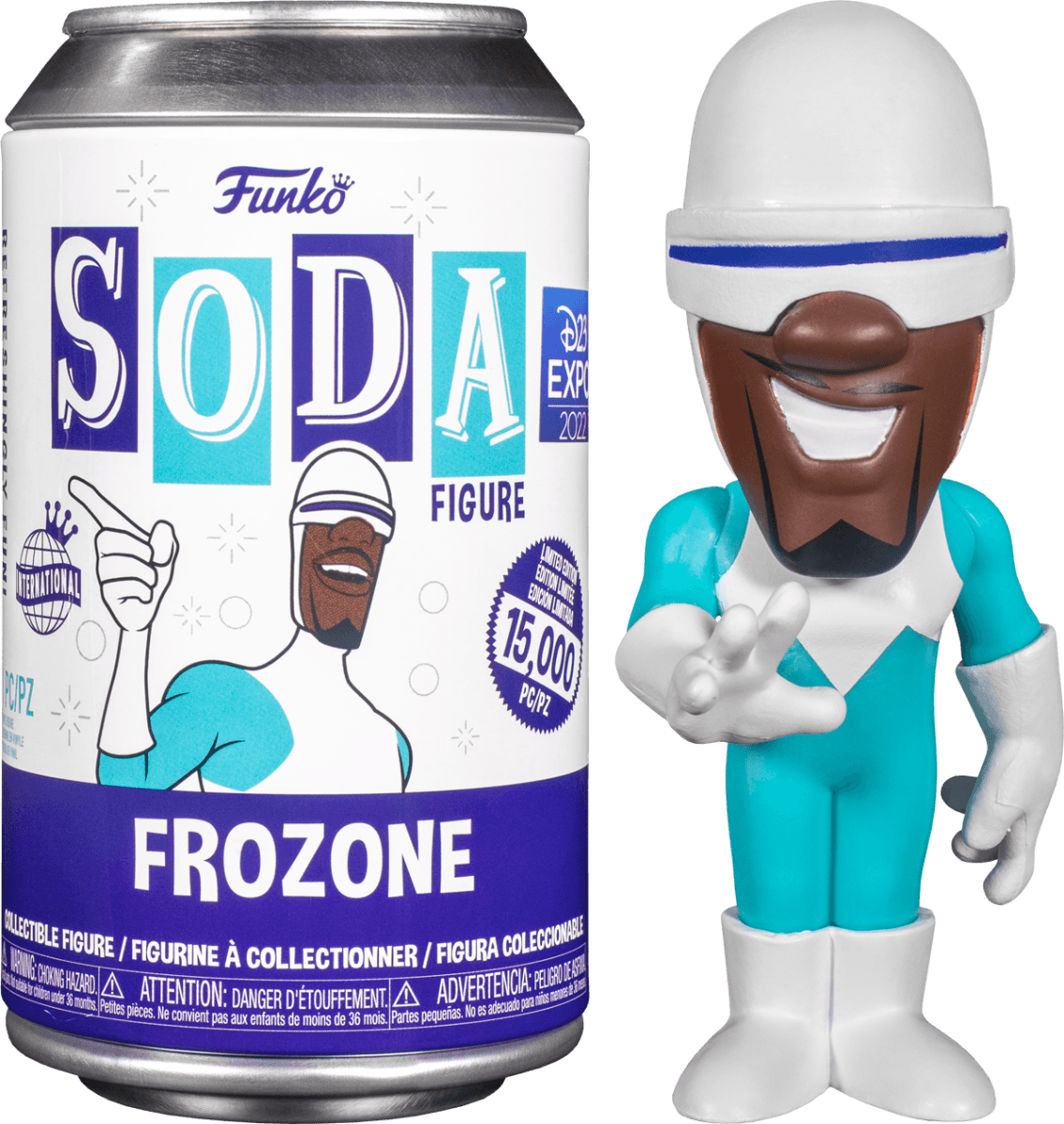 FUN66391 Incredibles - Frozone (with chase) D23 US Exclusive Vinyl Soda [RS] - Funko - Titan Pop Culture