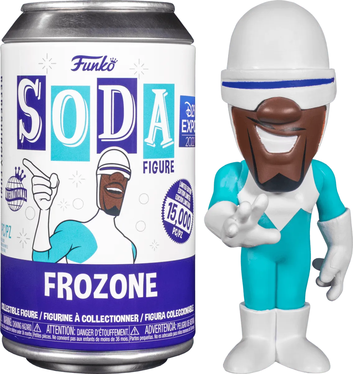 FUN66391 Incredibles - Frozone (with chase) D23 US Exclusive Vinyl Soda [RS] - Funko - Titan Pop Culture