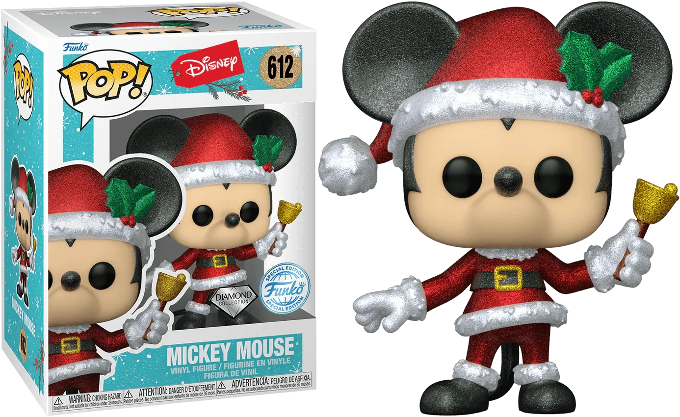 FUN66438 Disney - Mickey Holiday Diamond Glitter US Exclusive Pop! Vinyl [RS] - Funko - Titan Pop Culture