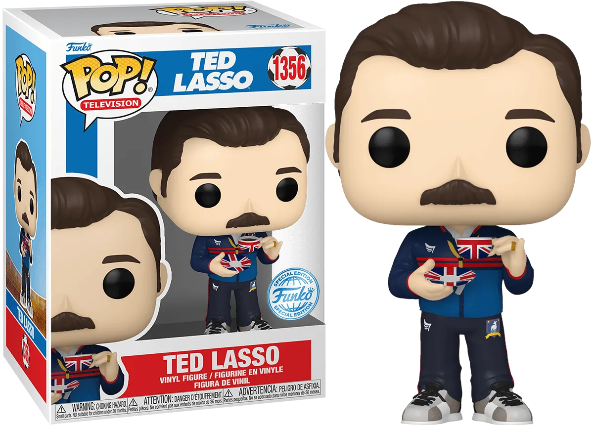 FUN66480 Ted Lasso - Ted with Teacup US Exclusive Pop! Vinyl [RS] - Funko - Titan Pop Culture