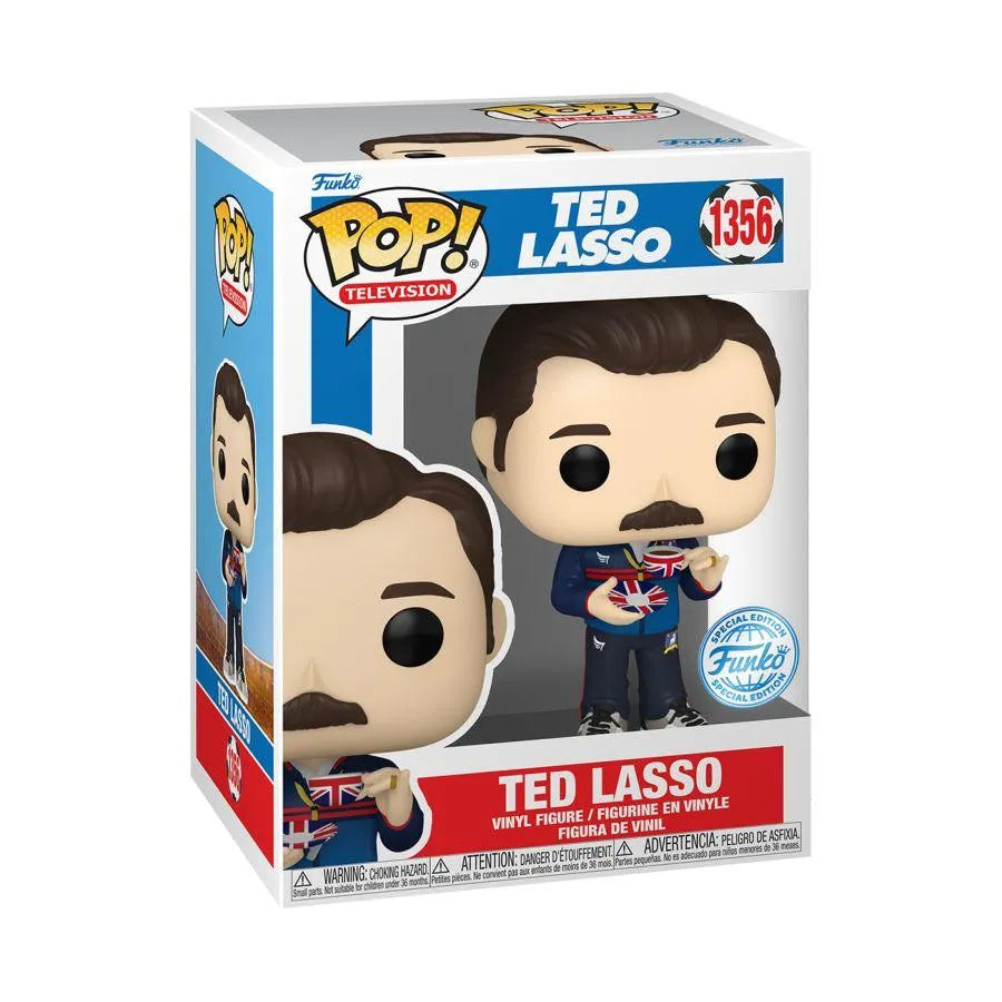 FUN66480 Ted Lasso - Ted with Teacup US Exclusive Pop! Vinyl [RS] - Funko - Titan Pop Culture