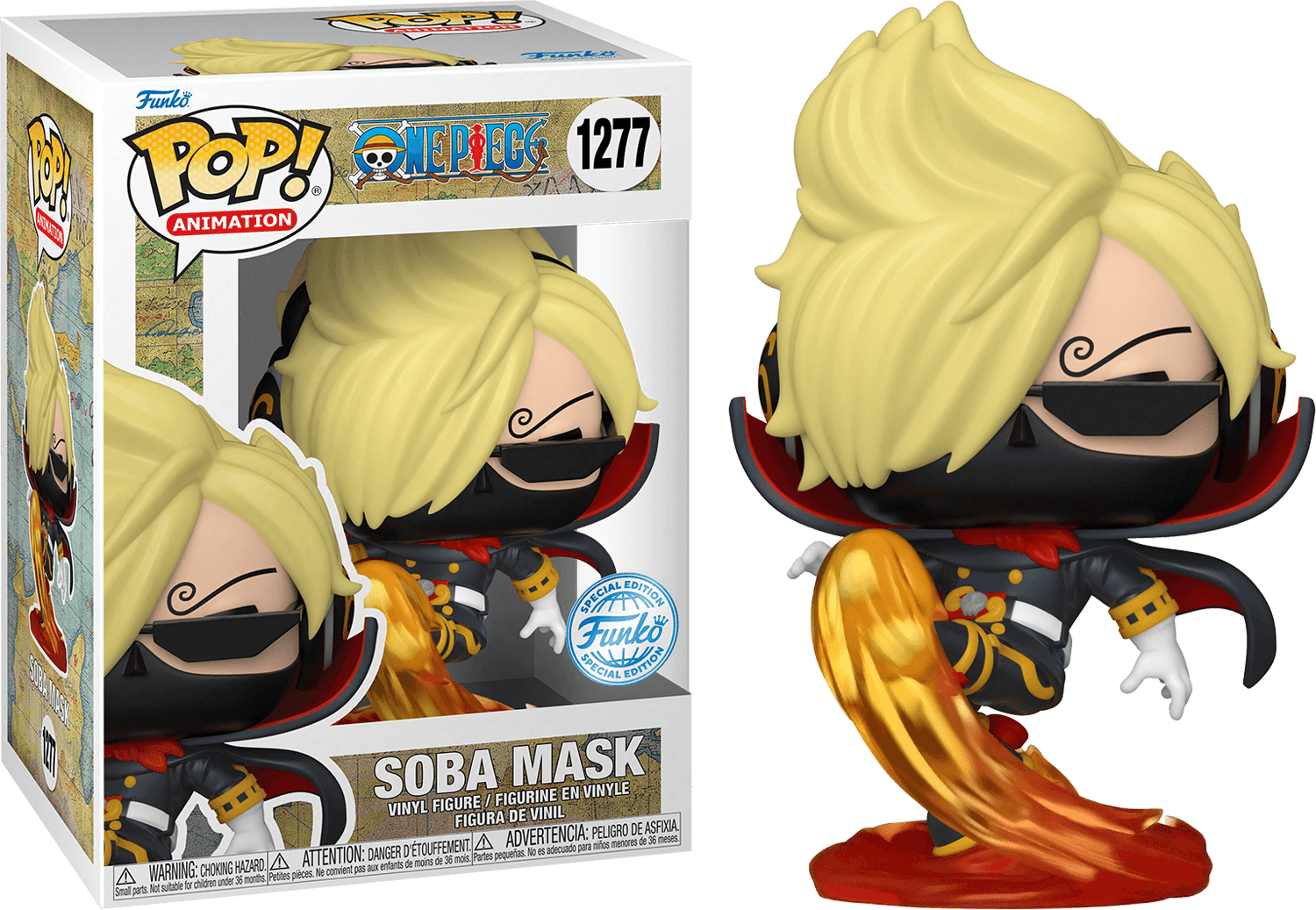 FUN66483 One Piece - Soba Mask (Raid Suit) Sanji US Exclusive (with chase) Pop! Vinyl [RS] - Funko TBA - Titan Pop Culture