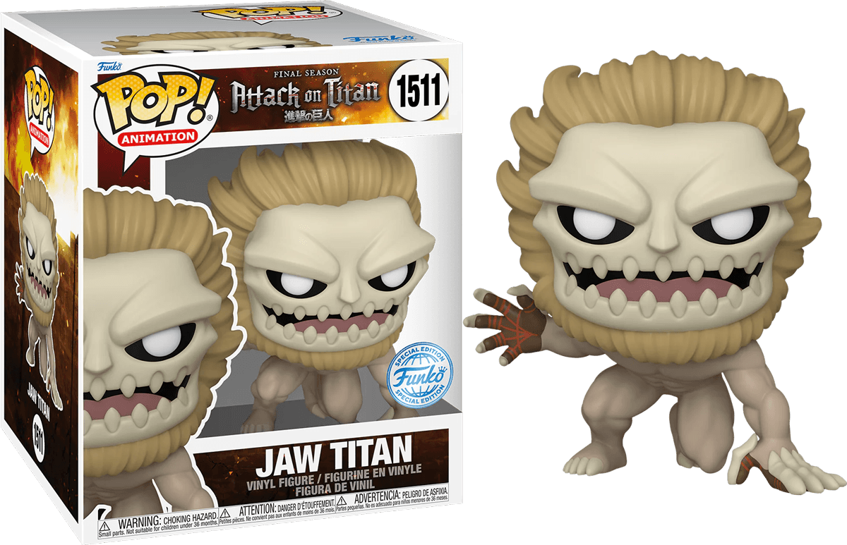 FUN66520 Attack on Titan - Jaw Titan Us Exclusive 6" Pop! Vinyl [RS] - Funko - Titan Pop Culture