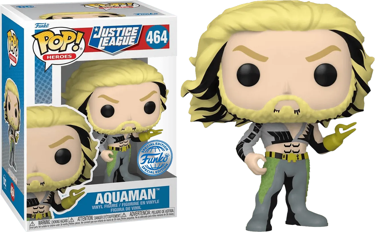 FUN66618 Justice League (comics) - Aquaman US Exclusive Pop! Vinyl [RS] - Funko - Titan Pop Culture