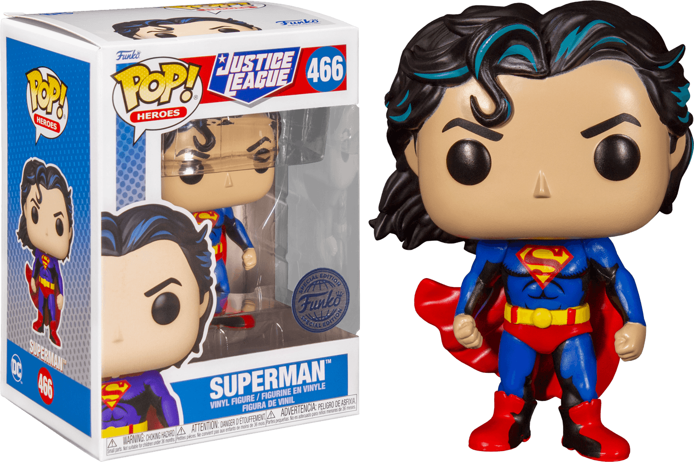 FUN66620 Justice League (comics) - Superman US Exclusive Pop! Vinyl [RS] - Funko - Titan Pop Culture