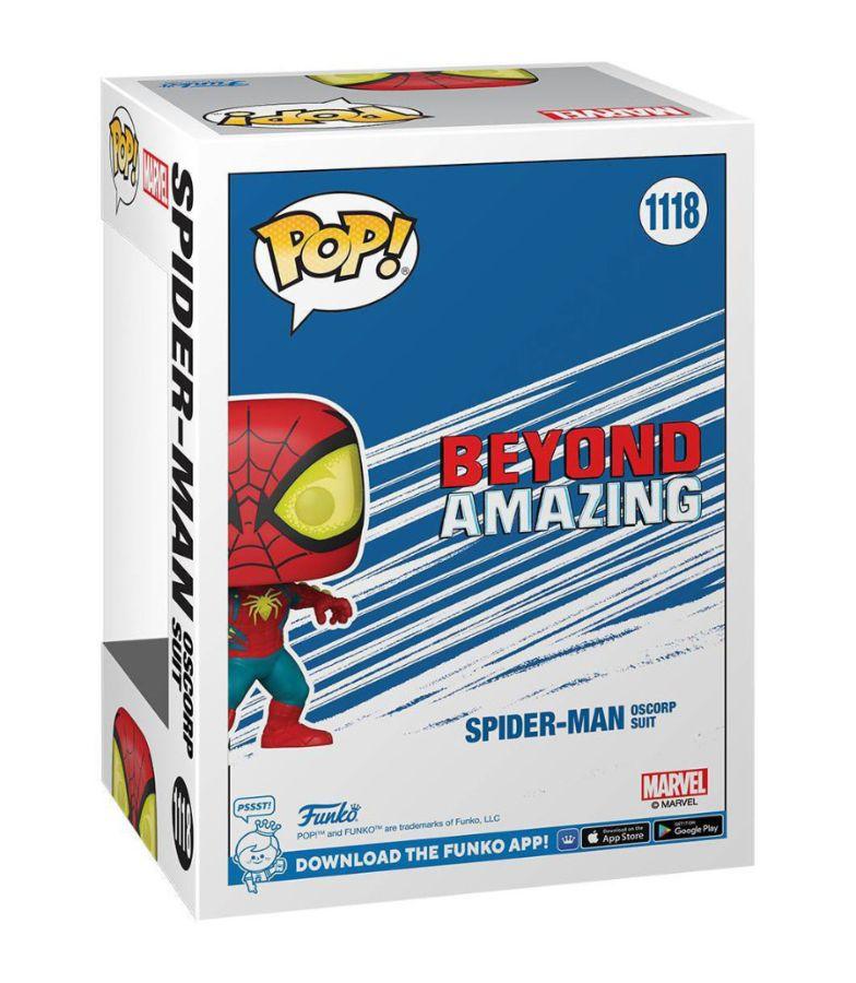 FUN66626 Marvel Comics - Spider-Man Oscorp Suit US Exclusive Pop! Vinyl [RS] - Funko - Titan Pop Culture