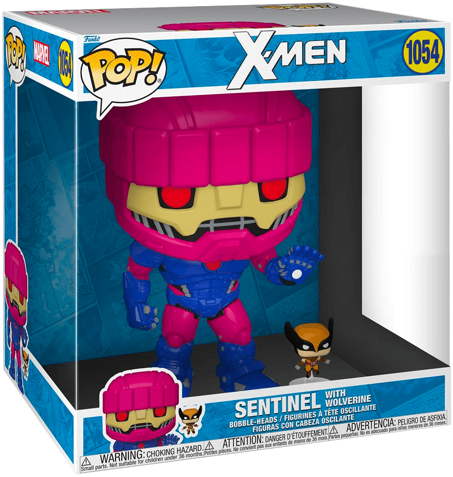 FUN66636 X-Men (comics) - Sentinel with Wolverine 10" (with chase) Pop! Vinyl - Funko - Titan Pop Culture