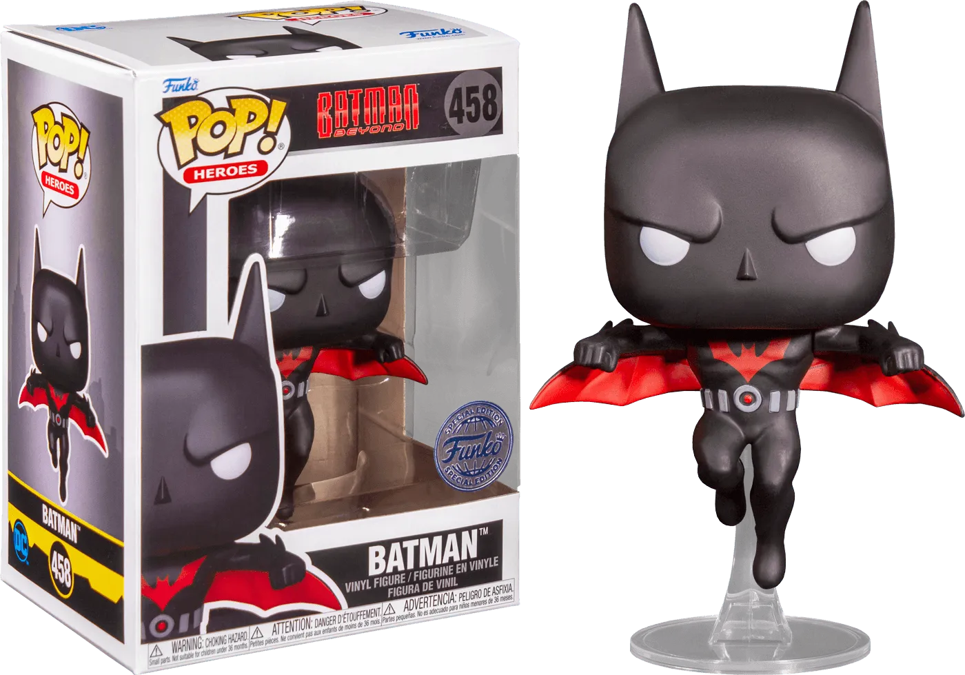 Funko Pop! Batman Beyond N°458 - Édition Chase Exclusive (Vinyle, 2023) NEUF